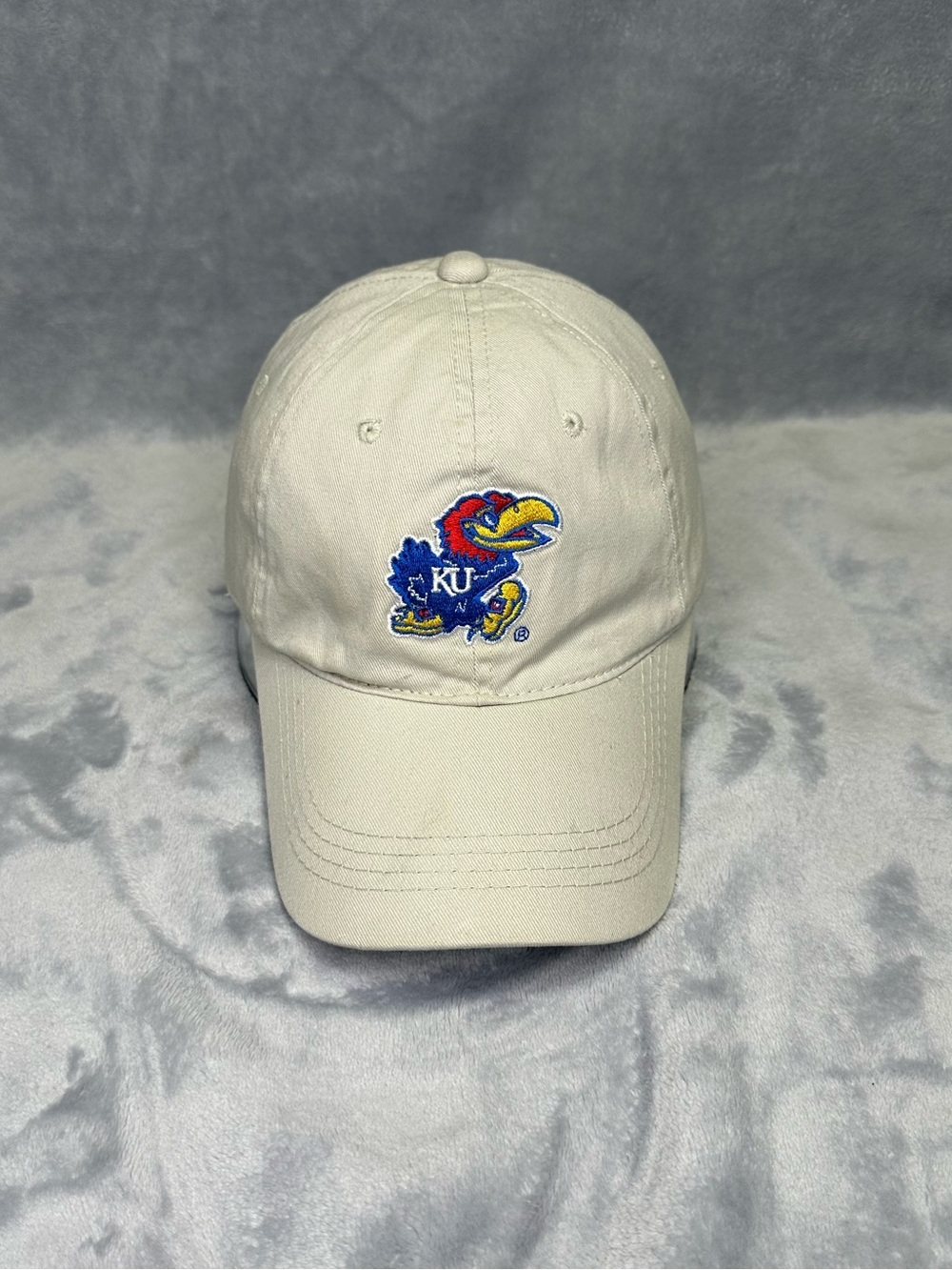 Signatures Kansas Jayhawks NCAA Beige Adjustable Hat OSFM